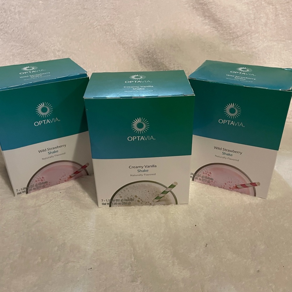 Optavia Straw & Van Shakes 21 Feulings Expired